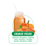 Smoothies de frutas Orange Veggie